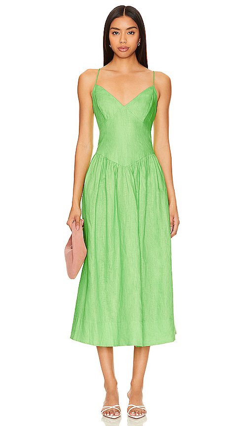 Rhode Sophie Dress in Green. Size 0. Also in 2.