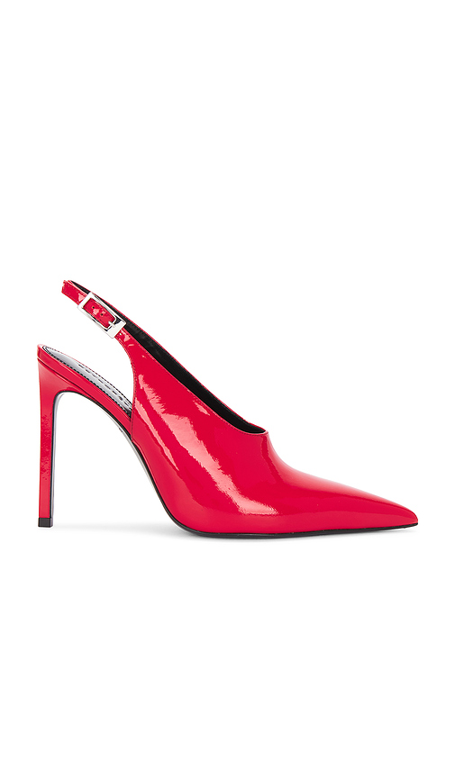 retrofete Celia Leather Slingback in Red. Size 35. Also in 36.