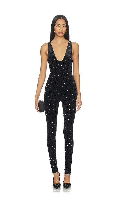 Ronny Kobo Atria Catsuit in Black. Size XS. Also in L, M, S.