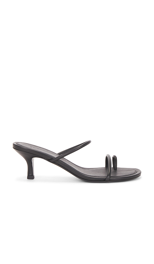 St. Agni Minimal Strap Heel in Black. Size 36. Also in 37, 38, 39, 40.