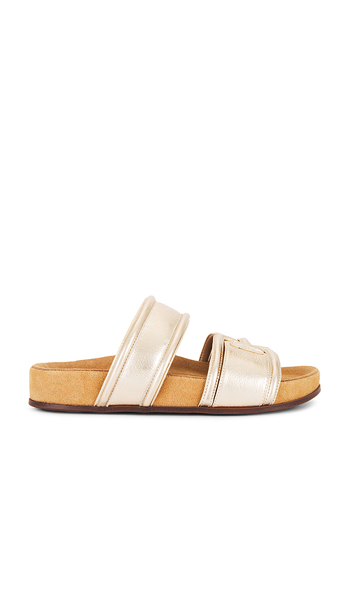 Sam Edelman Rowan Slide in Metallic Gold. Size 7.5. Also in 10, 6, 6.5, 8, 8.5, 9, 9.5.