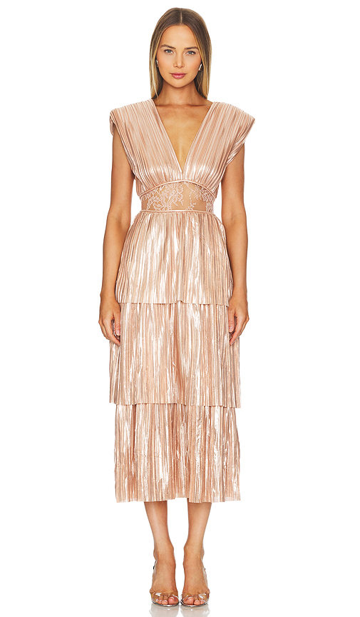 Sabina Musayev Davina Dress in Rose Gold. Size M. Also in XS.