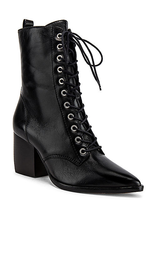 Schutz Lace Up Boots in Black