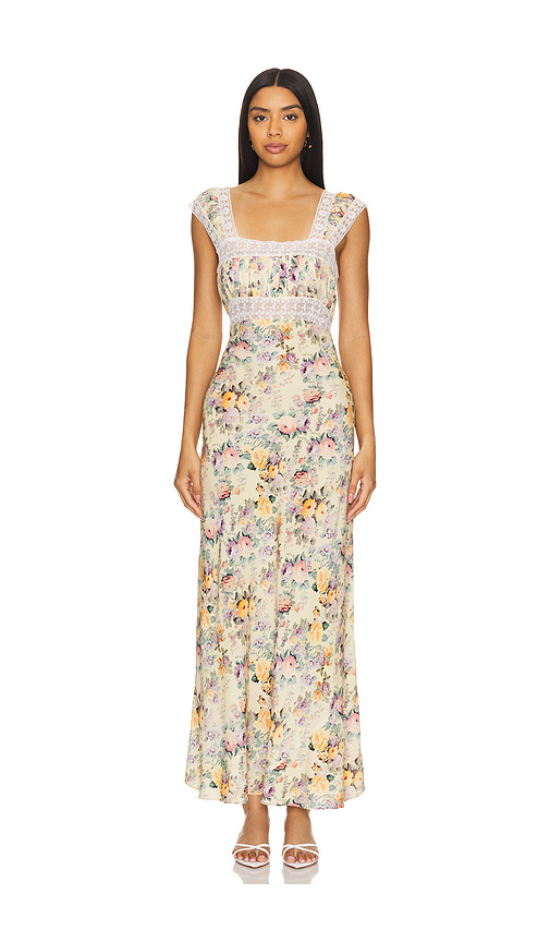 Selkie The Veronica Slip Dress in Beige. Size 5X. Also in 6X, L, M, XL.