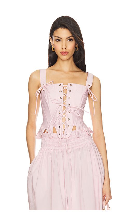 Selkie The Shipwreck Corset in Pink. Size S. Also in M.