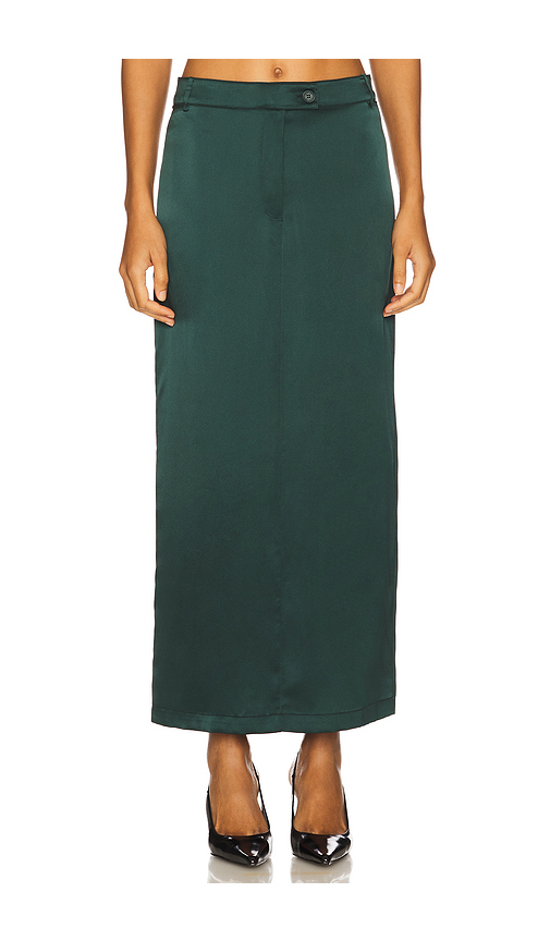 SABLYN Posey Maxi Trouser Skirt in Green. Size L. Also in M, S, XS.
