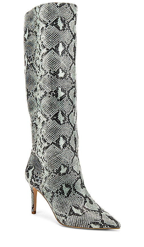Steve Madden Kinga Heeled Boot in Blue
