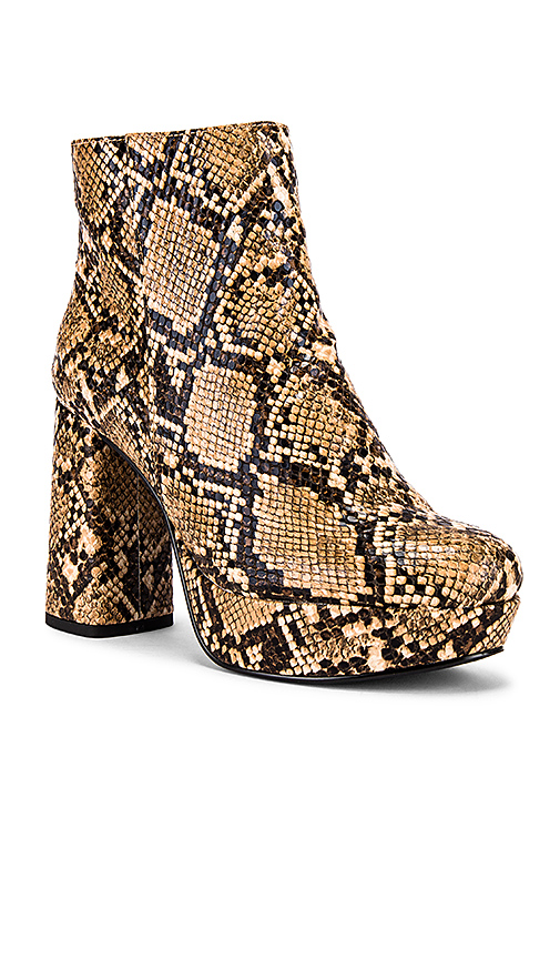 Steve Madden Grate Platform Bootie in Brown