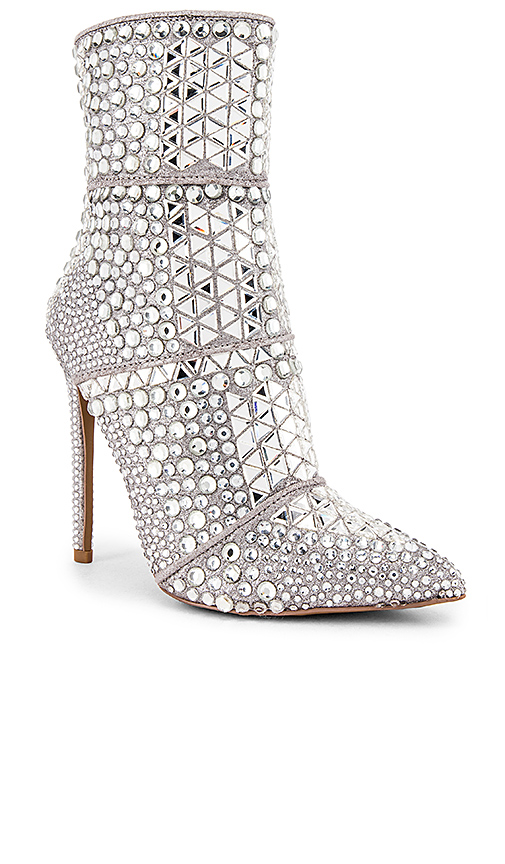 Steve Madden Whole Bootie in Metallic Silver