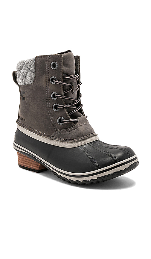 Sorel Slimpack II Lace Boots in Black