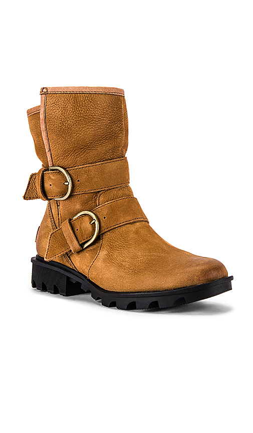 Sorel Phoenix Moto Cozy Bootie in Brown