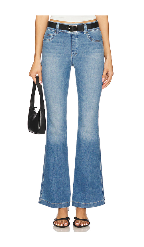 SPANX Flare Jeans in Blue. Size M. Also in S, XS.