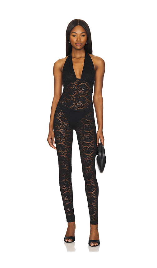 superdown Tayler Catsuit in Black. Size M. Also in XL.