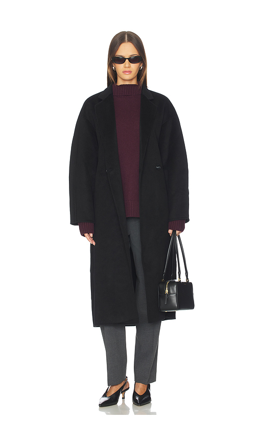 Rue Sophie Basile Coat in Black. Size XL. Also in L.