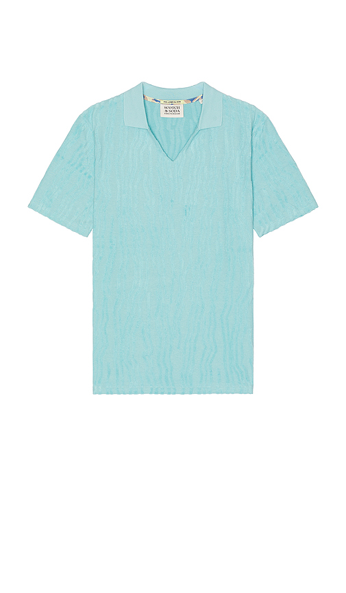 Jacquard Short Sleeve Polo en . Taille L. Also en M, S - Scotch & Soda - Modalova