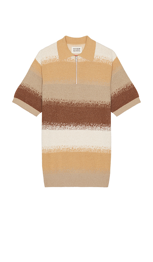 Knitted Degrade Polo en . Taille L. Also en M, S, XL/1X - Scotch & Soda - Modalova