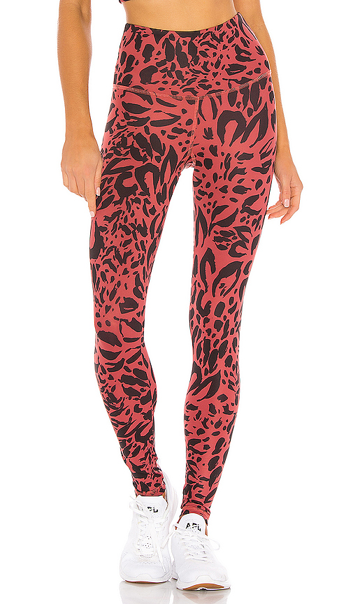 STRUT-THIS Teagan Ankle Legging in Red. - size M (also in L,S,XS)