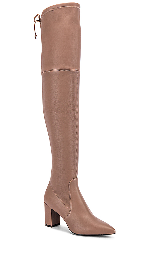 Stuart Weitzman Lesley Boot in Taupe