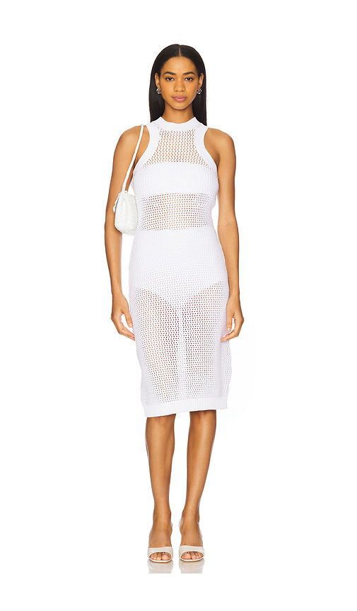Netting Racer Tank Dress en . Taille L. Also en M, S, XL - Susana Monaco - Modalova