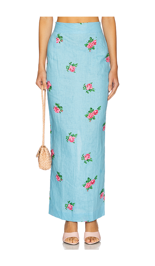 SWF Pencil Skirt in Blue. Size S. Also in XL, XS.