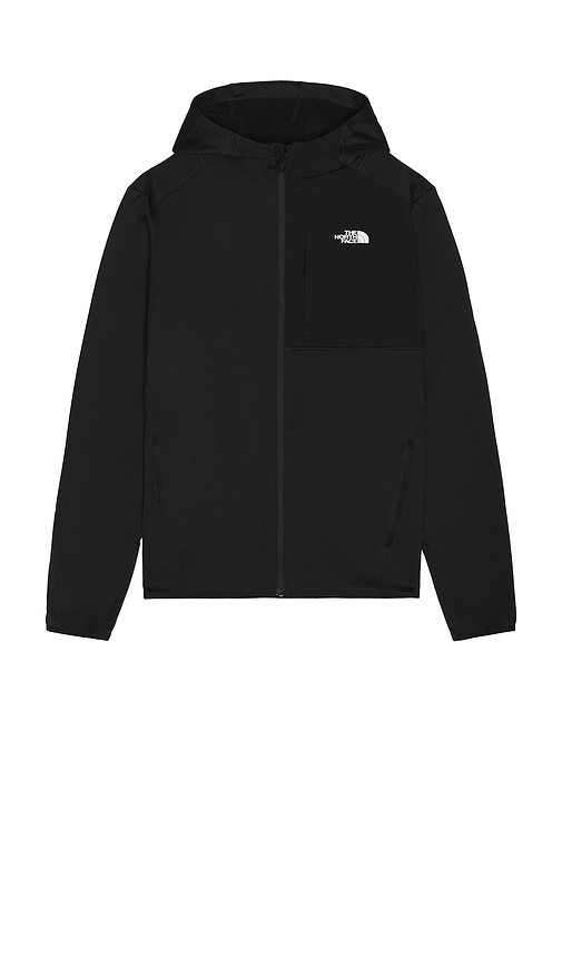 The North Face Performance Fleece Full Zip Hoodie in Black. Size XXL/2X. Also in L, M, S, XL/1X.