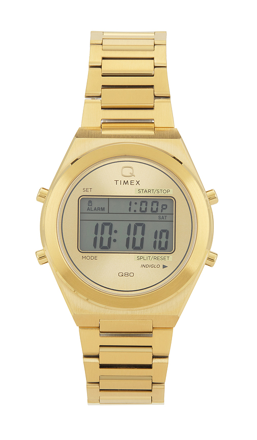 Timex Continental 39mm Watch in Metallic Gold.