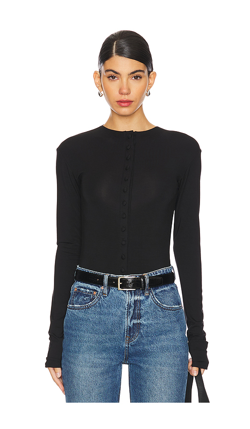 The Line by K Greta Bodysuit in Black. Size XS. Also in S.