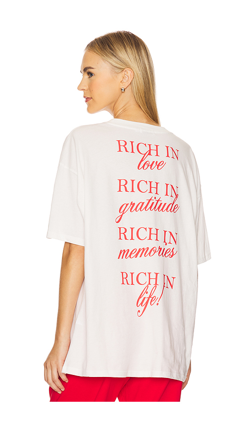 Rich in Life Oversized Tee in . Size M/L. Also in S/M - The Mayfair Group - Modalova