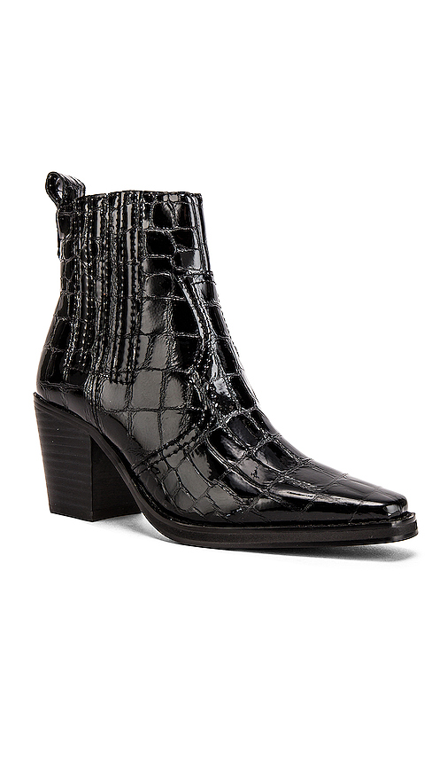 Tony Bianco Gloss Booties in Black
