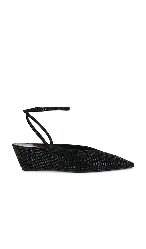 Tory Burch Pave Wedge in Black. Size 6.5. Also in 6, 7, 7.5, 8, 8.5, 9, 9.5.
