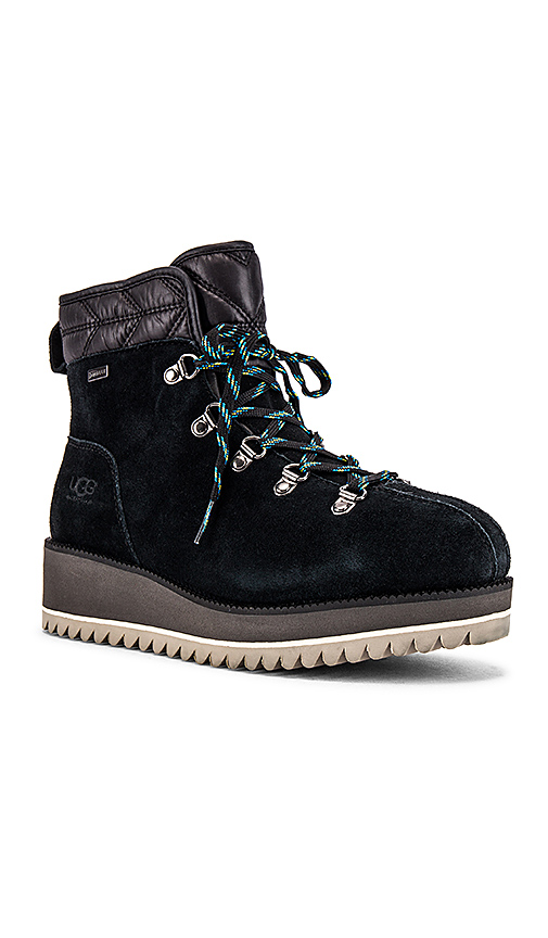 UGG Birch Lace Up Boots in Black