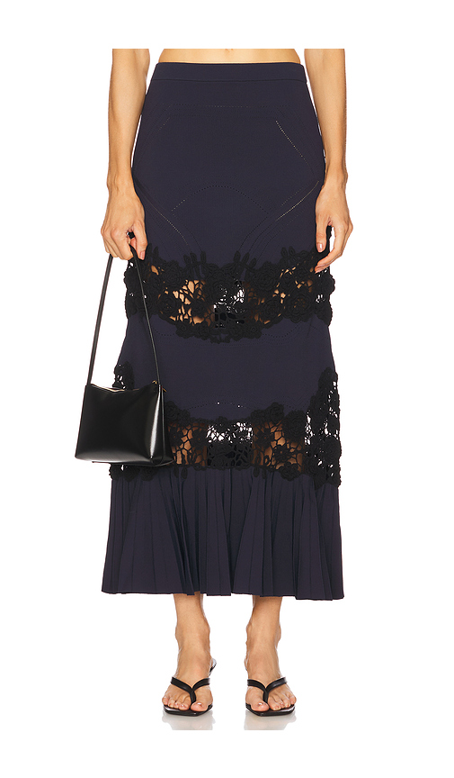 Ulla Johnson Madeline Knit Maxi Skirt in Navy. Size M. Also in XL.