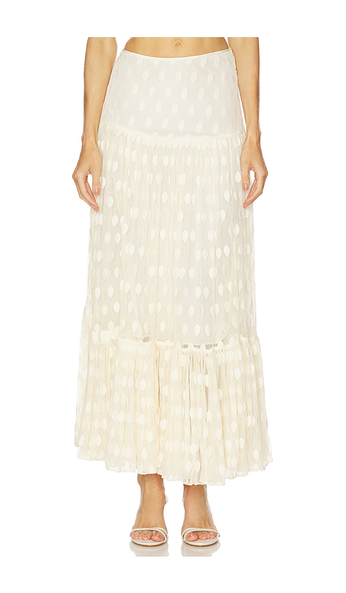 Ulla Johnson Vera Lace High Waist Maxi Skirt in Cream. Size 8. Also in 00, 0, 2, 10, 12.