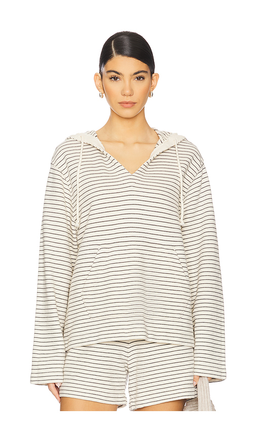 Velvet by Graham & Spencer Jordyn Hoodie in Ivory. Size XS. Also in L, S.