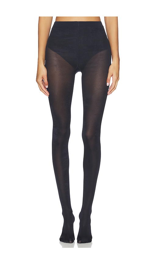 Wolford Satin Opaque 50 Tights in Black. Size XL. Also in L, M, S, XS.
