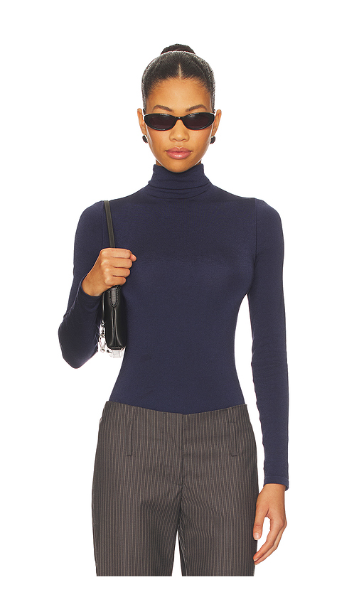 Wolford Colorado Bodysuit in Navy. Size XS. Also in M, S.