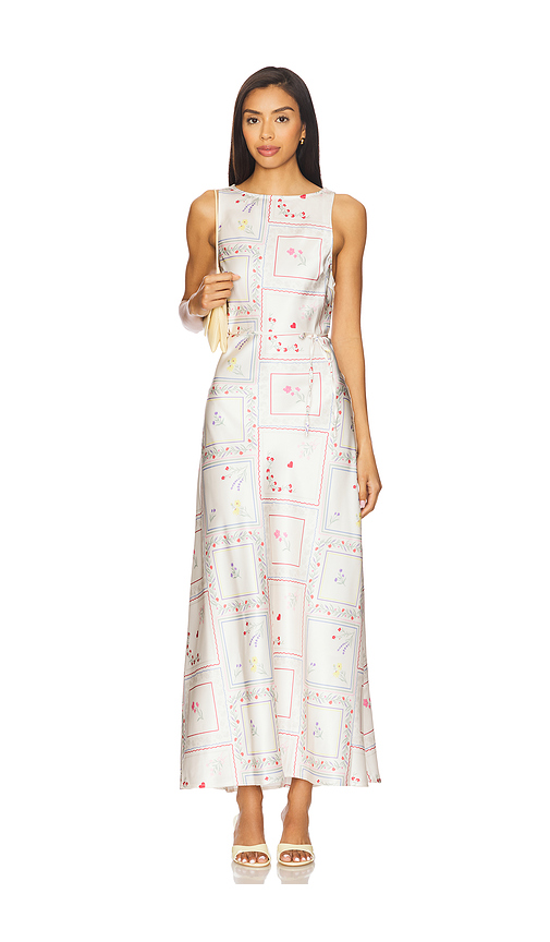 WeWoreWhat Boat Neck Slip Dress in Ivory. Size 2. Also in 00.