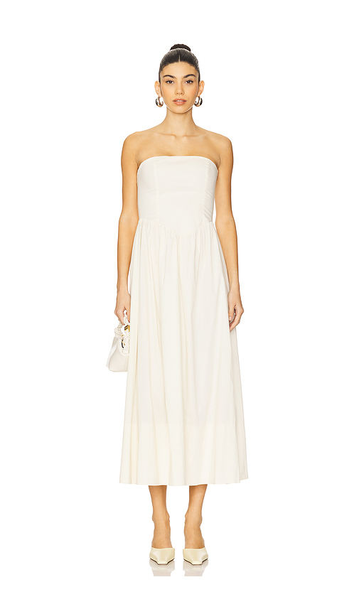 WeWoreWhat Corset Maxi Dress in Ivory. Size S. Also in XS.