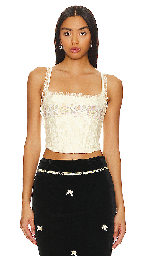 Zemeta Gift Birron Corset in Cream. Size XS. Also in L.