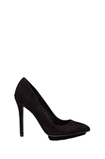 Bella Pump in Black Suede