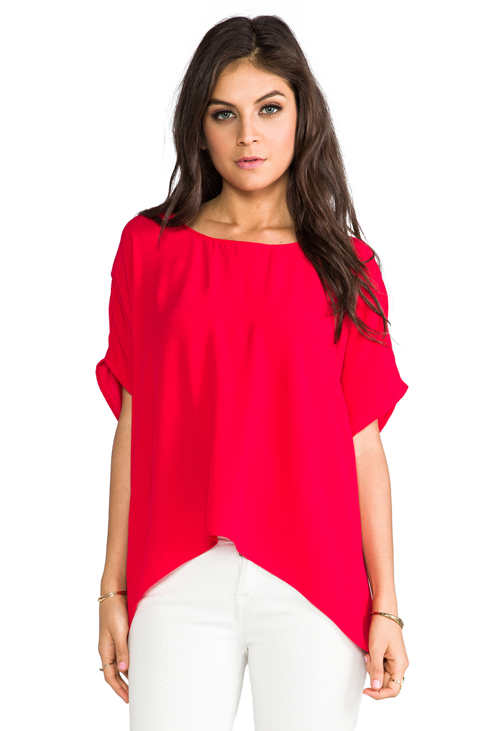Backstage EXCLUSIVE Janet Top in Red