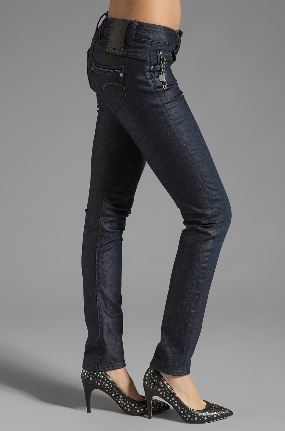 G-Star Midge Rover Skinny in Mallet 3D Raw