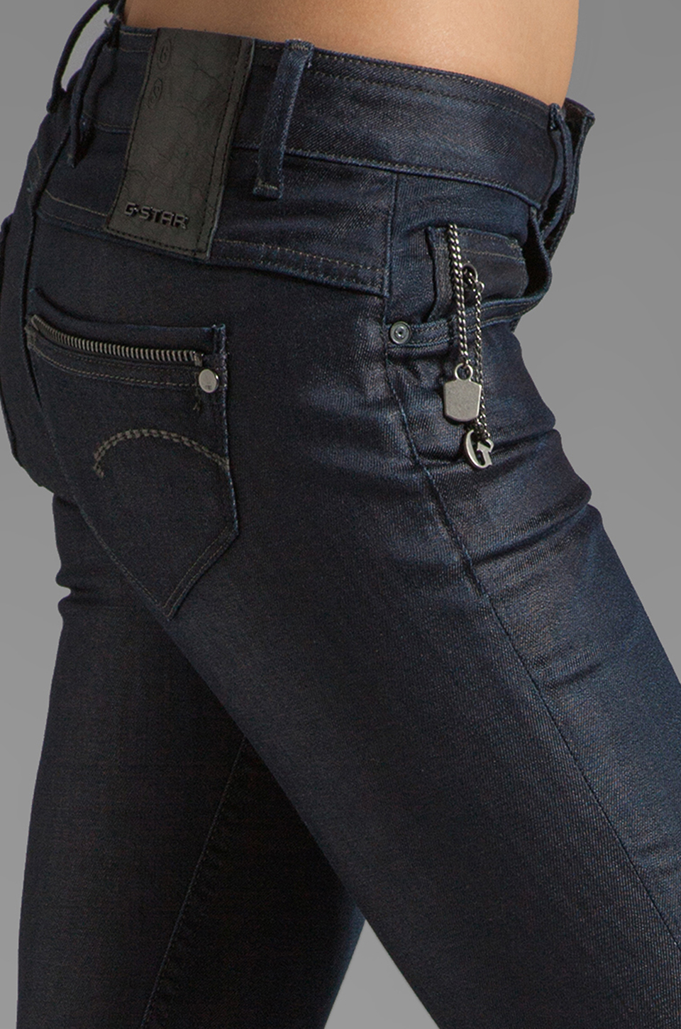 G-Star Midge Rover Skinny in Mallet 3D Raw