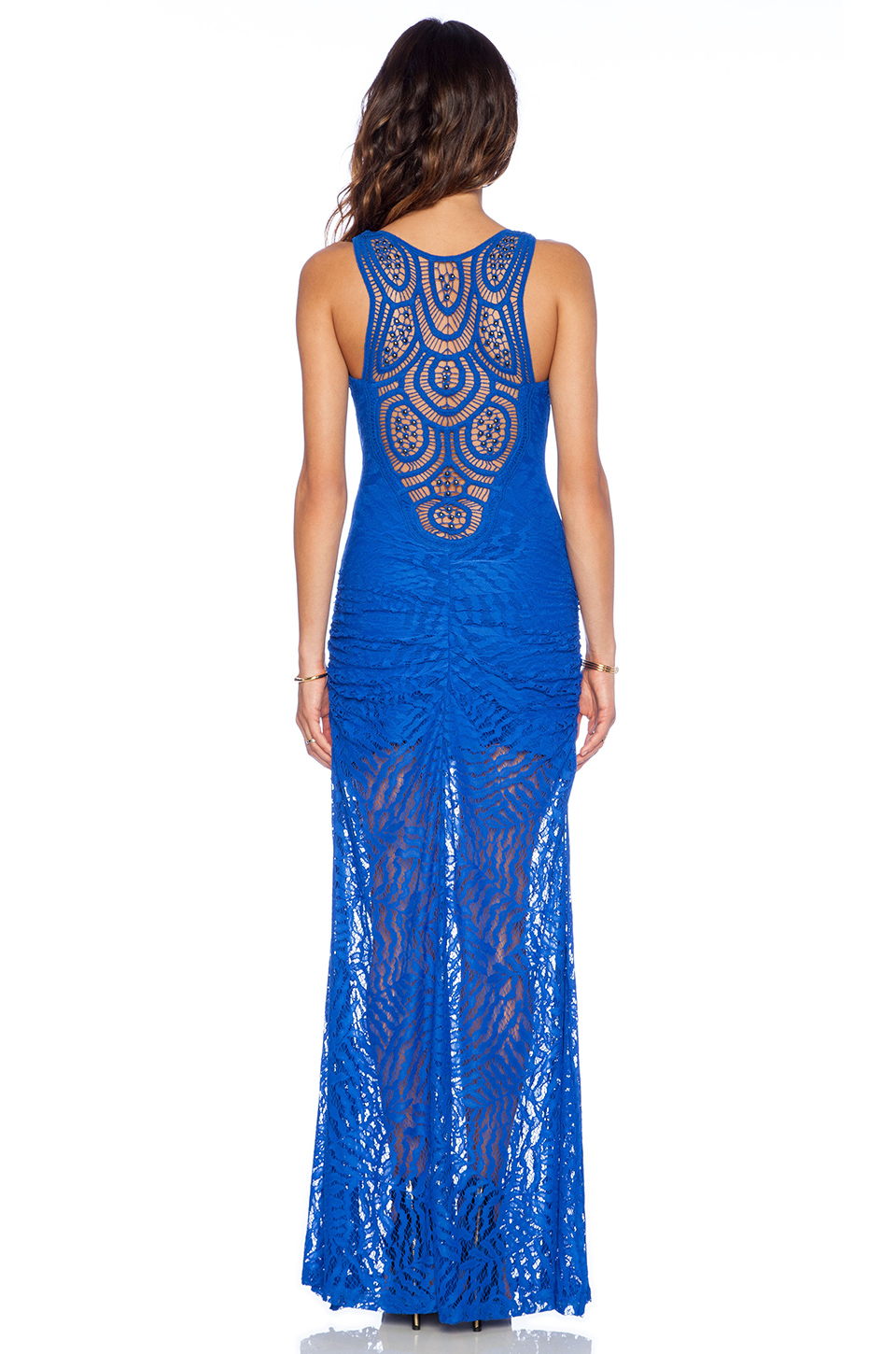 sky Netis Maxi Dress in Royal