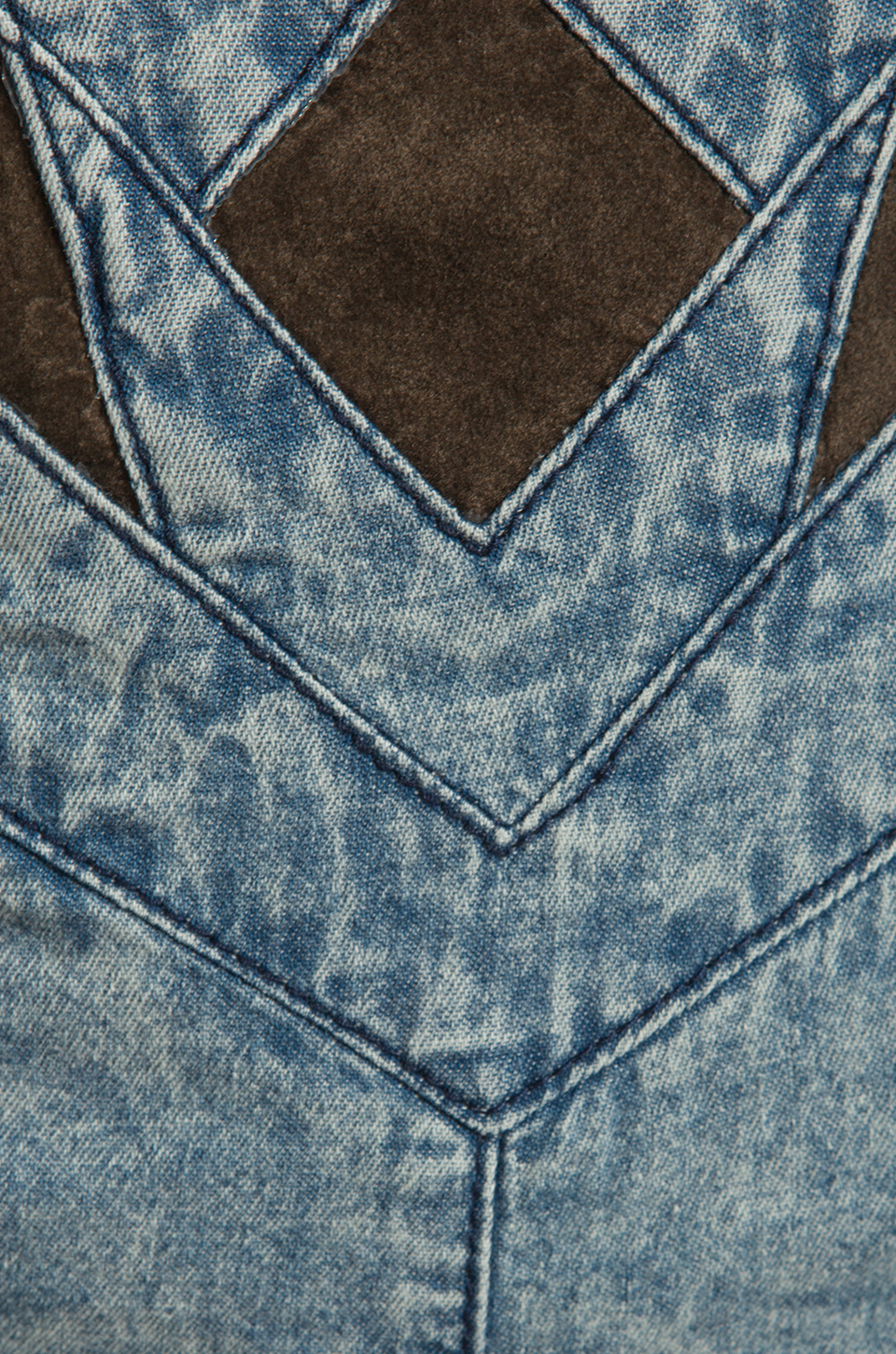 Somedays Lovin The Fighter Acid Wash Shorts in Azure